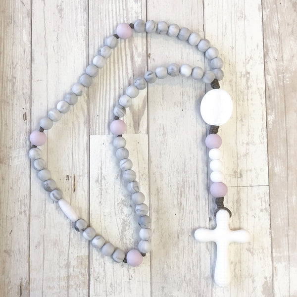 Marble & Lilac Rosary